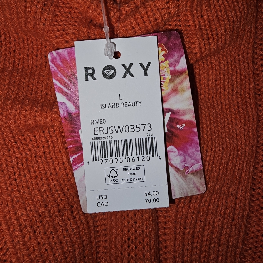 New orange roxy tank top - Picture 2 of 4